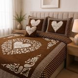 Plush Velvet 4-Piece Bedsheet Set-DZ0015