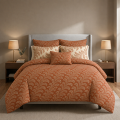 SIGNATURE HIT ART COTTON COMFORTER SET-7PCS