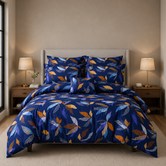 SIGNATURE GREEN LINE  COTTON COMFORTER SET-7PCS