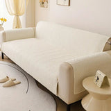New MAT ULTRASONIC SUPER SOFT SOFA COVER-BEIGE