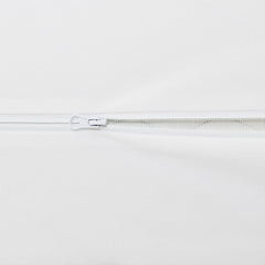 Double Sided Zipper Waterproof Mattress Cover - White
