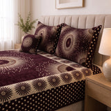 Plush Velvet 4-Piece Bedsheet Set-DZ0014