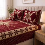 Plush Velvet 4-Piece Bedsheet Set-DZ0042