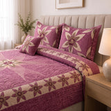 Plush Velvet 4-Piece Bedsheet Set-DZ0036