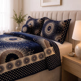 Plush Velvet 4-Piece Bedsheet Set-DZ0030
