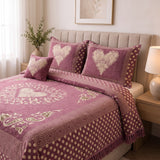 Plush Velvet 4-Piece Bedsheet Set-DZ0046