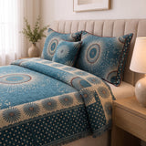 Plush Velvet 4-Piece Bedsheet Set-DZ0012