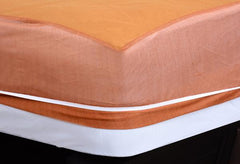 Terry Waterproof Mattress Protector - Copper