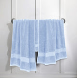 COTTON BATH TOWELSKY BLUE