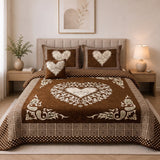 Plush Velvet 4-Piece Bedsheet Set-DZ0015
