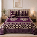 Plush Velvet 4-Piece Bedsheet Set-DZ0026