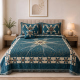 Plush Velvet 4-Piece Bedsheet Set-DZ0028