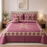Plush Velvet 4-Piece Bedsheet Set-DZ0036