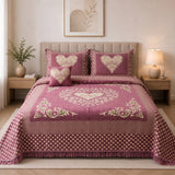 Plush Velvet 4-Piece Bedsheet Set-DZ0046