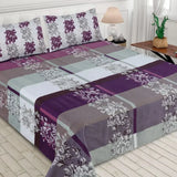 PRINTED PURE COTTON BEDSHEET ASH-4078