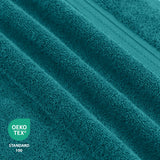 COTTON BATH TOWEL TEAL GREEN