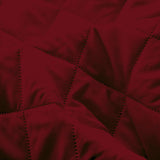 Quilted Cotton Waterproof Mattress Protector - Maroon