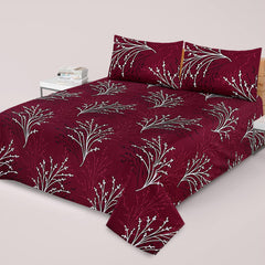 PRINTED PURE COTTON BEDSHEET ASH-4055
