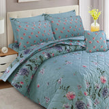 SIGNATURE SKY LEAF COTTON COMFORTER SET-7PCS