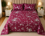 PRINTED PURE COTTON BEDSHEET ASH-40118