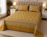 PRINTED PURE COTTON BEDSHEET ASH-40105