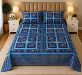 PRINTED PURE COTTON BEDSHEET ASH-40114