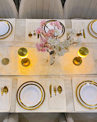 Second Beige Mats Dining Table Set