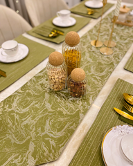 Green Mats Dining Table Set